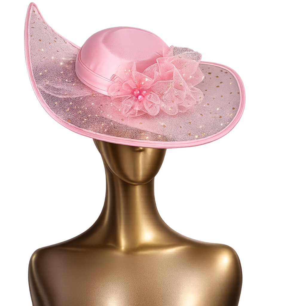 Chapéu Rosa Elegance